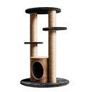 a-cat-tree-with-a-cat-scratching-post-on-transparent-background-free-png a-cat-tree-with-a-cat-scratching-post-on-transparent-background-free-png